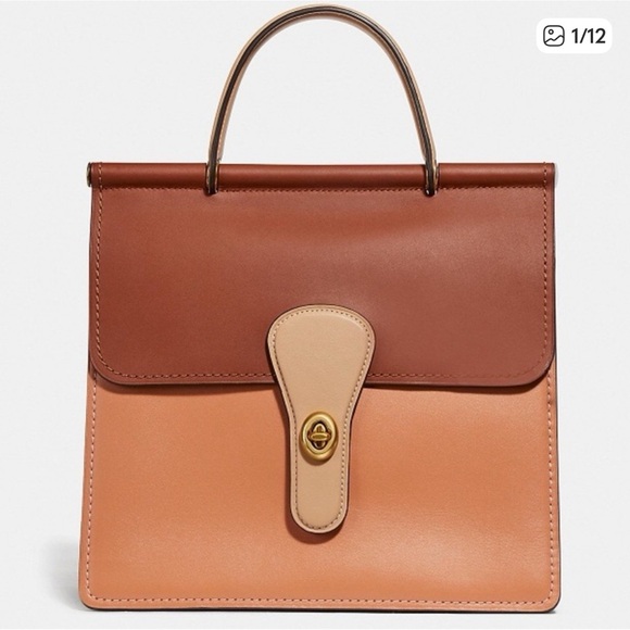 Coach Handbags - COACH WILLIS 1941 COLORBLOCK